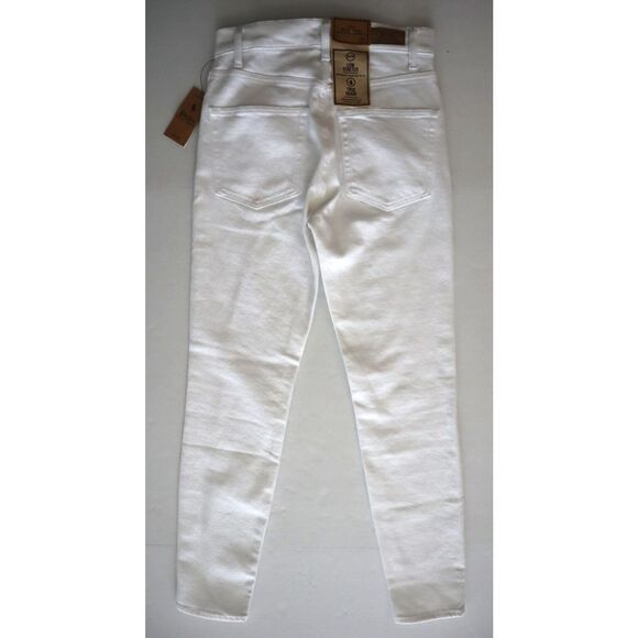 Polo Ralph Lauren Women's Sz 26 White The High Rise Skinny Ankle Jeans - Picture 2 of 12